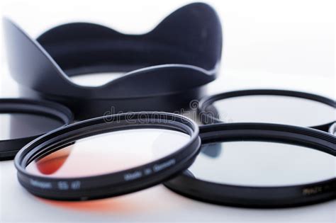 Photo Filters And Lens Hood Stock Photo Image Of Optically Lens 838706