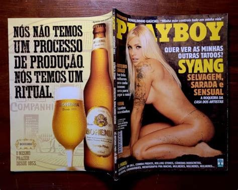 Playboy Nº 328 Syang Revista Pôster Novembro 2002 Casa do