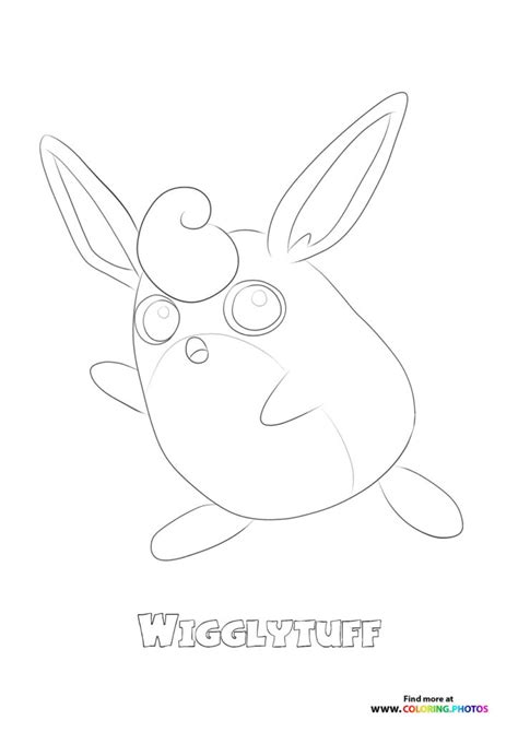 040 Wigglytuff Coloring Pages For Kids