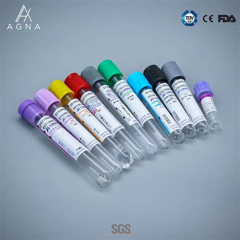 Vacuum Blood Collection Tubes All Sizes Agna Healthcare