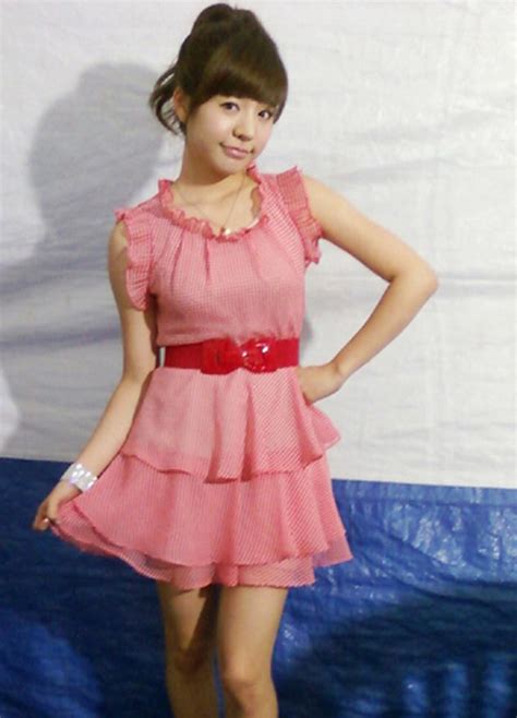 Korean Sexy Girl Lee Soon Kyu Korean Cute Singer Sexy Mini Skirt Photo