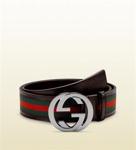 Free shipping & returns available. Gucci Signature Web Belt With Interlocking G Buckle in ...
