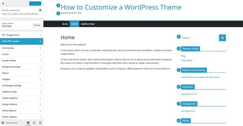 How To Customize Your Wordpress Theme Step By Step Ways
