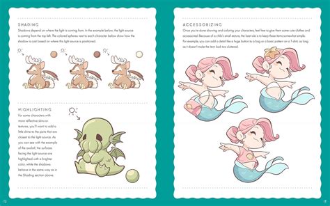 Cute Chibi Mythical Beasts And Magical Monsters Learn How To Draw Over