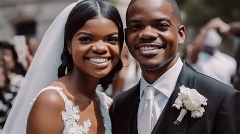 Man And Woman Smiling At Their Wedding Background Candace Owens