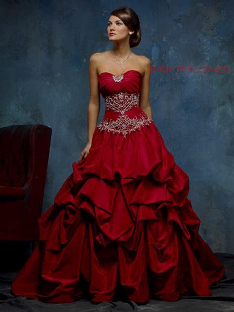 Black And Red Wedding Dresses Natalie