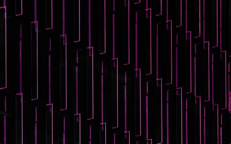 Download Wallpaper 3840x2400 Neon Glow Wall Shape Lines Geometric