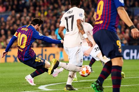 Watch Barcelonas Lionel Messi Uses Lightning Dribble To Score For