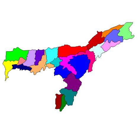 Dd Smart Zone Assam State All District Name With Mapassam All 33