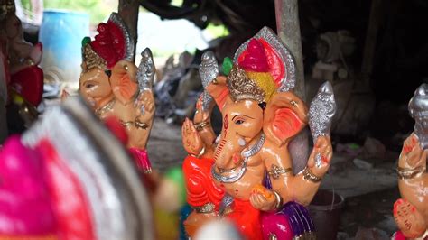 Statues Of Many Lord Ganesha Also Known As Ganpati In Hindi Idols Kept