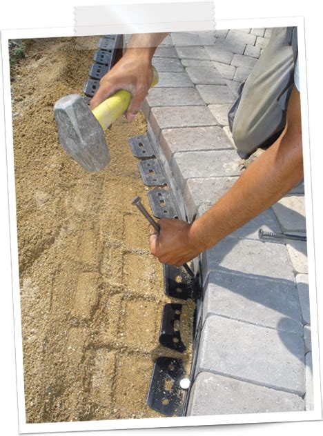 How To Install Beautiful Paver Edging In Paver Edging Landscape My