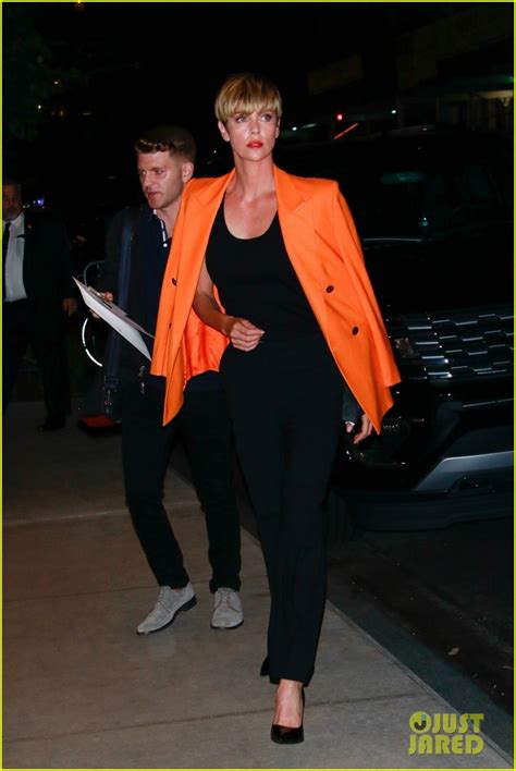 Charlize Theron Shows Off New Haircut During A Nyc Night Out Photo 4359692 Charlize Theron