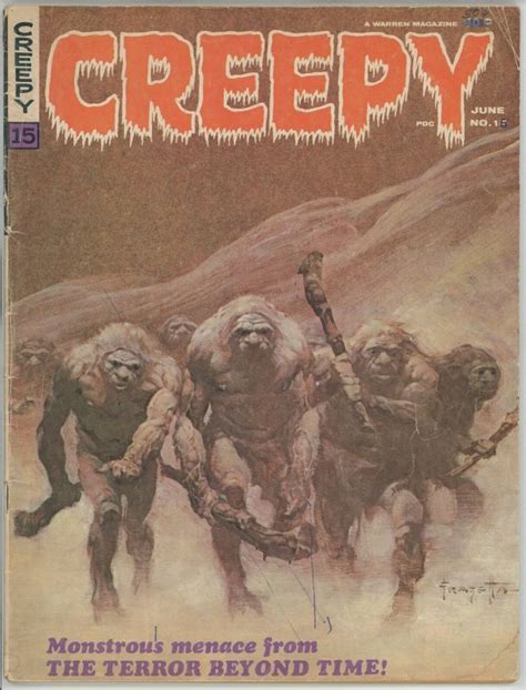 Creepy 15 1964 Warren Magazine 20 Gd Classic Frazetta Cover