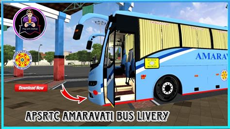 Apsrtc Amravati Volvo Bus Livery For Bus Simulator Indonesia Youtube