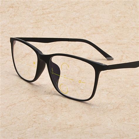 Mincl Vintage Fashion Square Reading Glasses 2018 Hot Sale Progressive Multifocal Reading