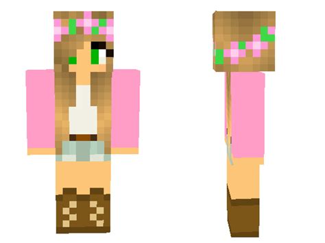 Cute Girl Skins Minecraft Pe Layout Secretfaher
