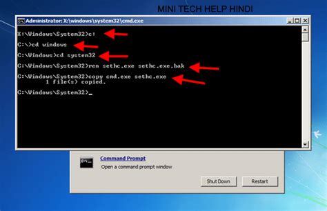 Click next to choose an available restore point at first and then click next. Reset windows 7 password. |Mini Tech Help Hindi ~ Mini ...