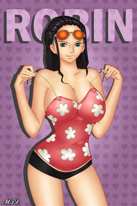 Nico Robin By Morethanlines On Deviantart