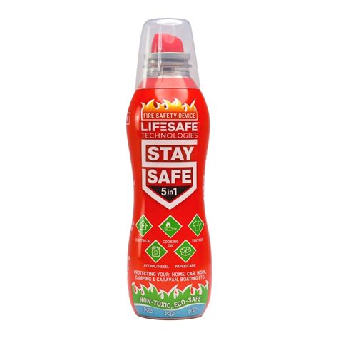 Buy Staysafe 5 In 1 Fire Extinguisher For Home Kitchen Car Garage
