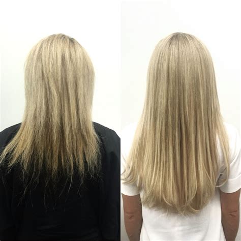 Before And After 16great Lengths Hair Extensions By Cassandra At Salon