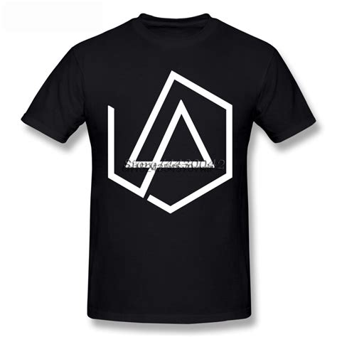 Chester Bennington Logo Linkin Park T Shirt For Men Dropshipping Short