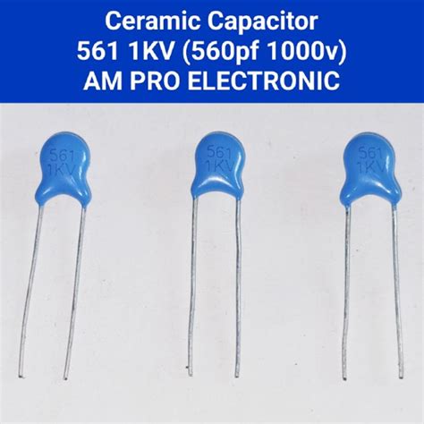 Jual Ceramic 561 1KV 560pf Kapasitor Keramik 1000v 560 Pf Capacitor