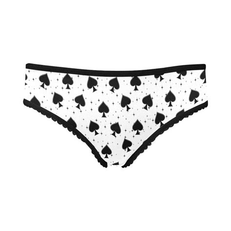 Spades And Stars Womens White Panties Hotwife Clothing Hotwife Panties Bbc Only Underwear