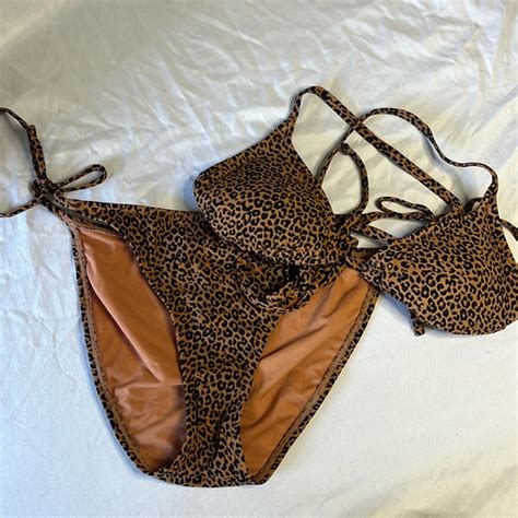 Xhilaration Swim Target Xhilaration Cheetah Bikini Set Poshmark