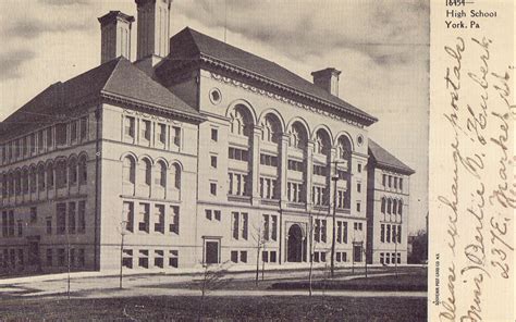 High School Yorkpennsylvania 1906 York Pennsylvania York County York