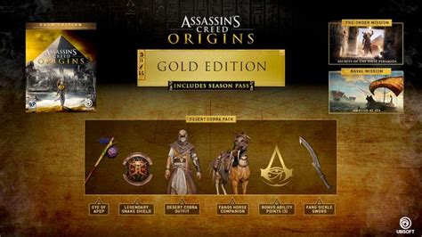 Assassin S Creed Origins Gold Edition Eu Ubisoft Connect Cd Key