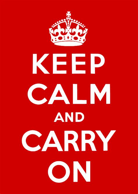 Filekeep Calm And Carry Onsvg Wikimedia Commons
