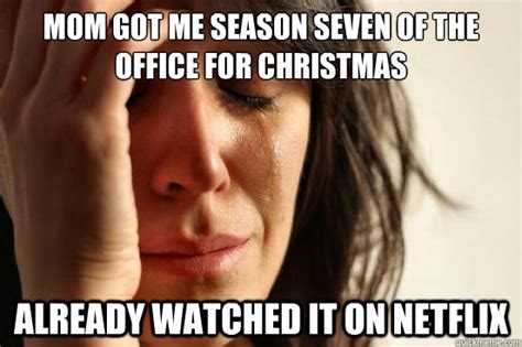 Mom Got Me Season Seven Of The Office For Christmas Already Watched It
