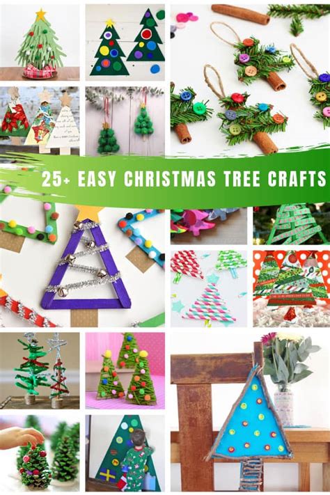 25 Easy Christmas Tree Crafts For Kids That Make Fabulous Holiday Decor