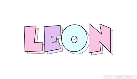 Leon Logo Free Name Design Tool From Flaming Text