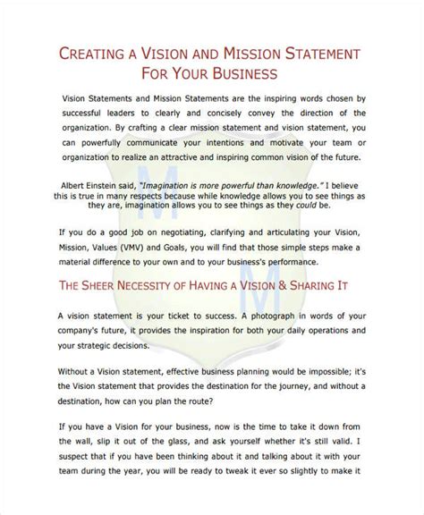 Business Statement 9 Examples Format Pdf Examples