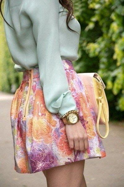 flourish pastel skirt floral skirt pastel top tulip skirt pretty pastel fashion outfits