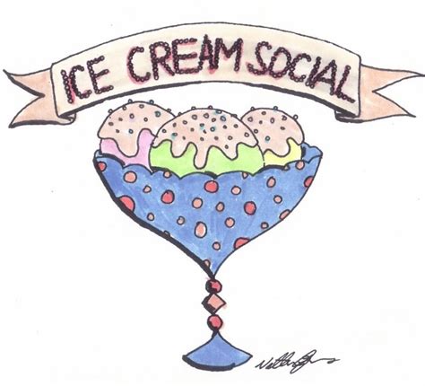 Ice Cream Social Clip Art