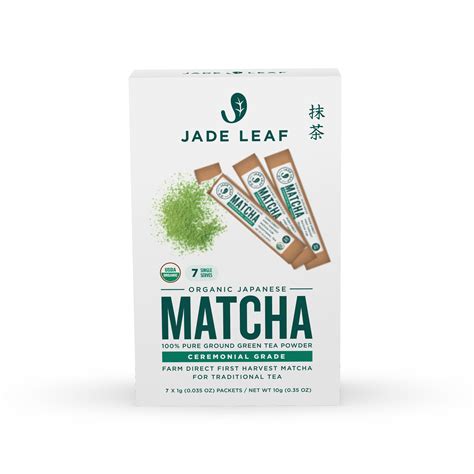 Jade Leaf Matcha Organic Japanese Ceremonial Matcha Sticks Powdered