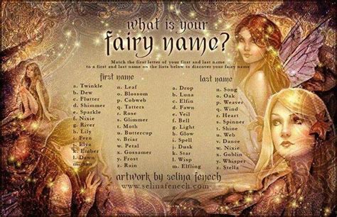 What Is Your Fairy Name Fairy Names Fairy Name Generator Fantasy Names
