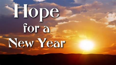 Hope For A New Year Vertical Hold Media Sermonspice