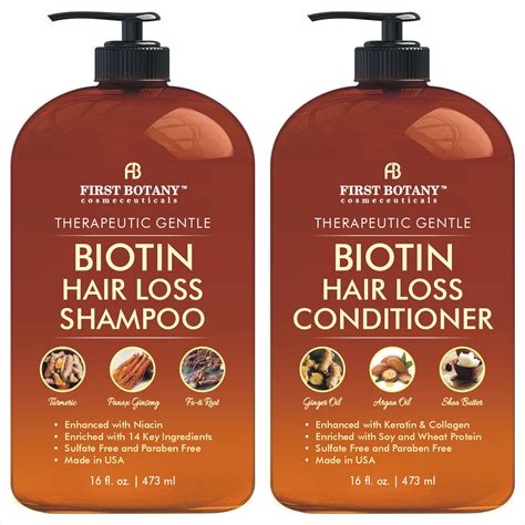Hair Growth Shampoo Conditioner Set An Anti Hair Loss Shampoo And