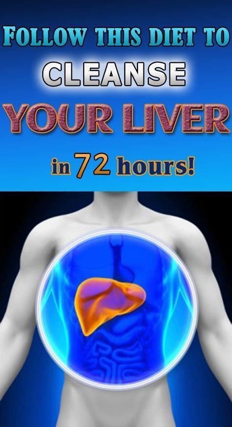 How To Clean Your Liver In Just 72 Hours Cleanse Your Liver Liver