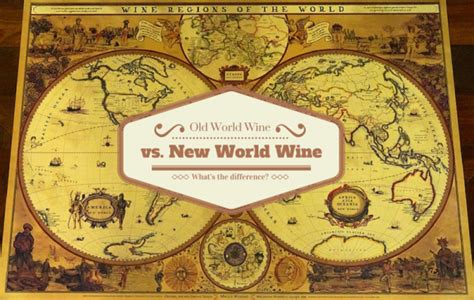 What Is Old World Wine And New World Wine Tc Wine Blog