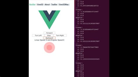 ROS And VUE Via Ros Bridge Interfaces YouTube