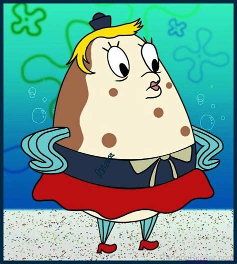 Mrs Puff Looking Serious