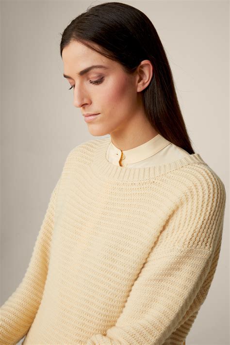 Cashmere Pullover In Vanille Im Windsor Online Store