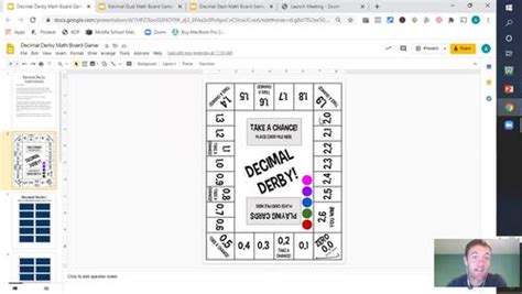 Multiplying With Decimals Game Decimal Dash Board Game Tpt