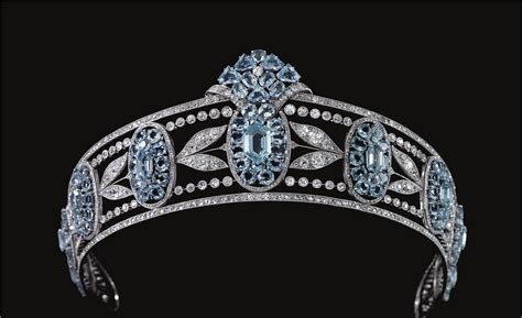 Cartier Diamond And Aquamarine Tiara Circa 1930 Diamond Tiara Royal