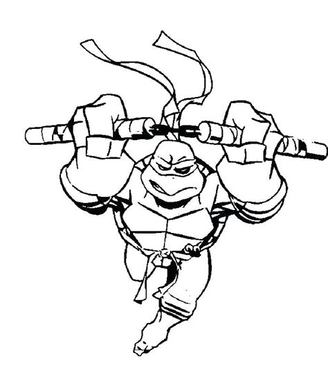 Teenage Mutant Ninja Turtles Coloring Pages Raphael At Getcolorings