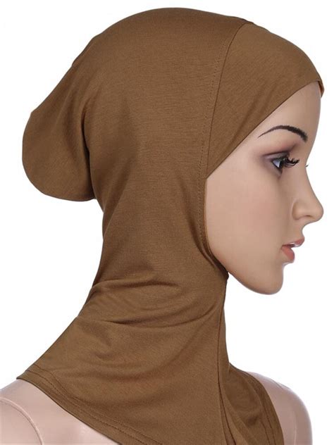 12pcs One Dozen Muslim Women Girls Sport Inner Hijab Caps Islamic Underscarf Hats Crossover